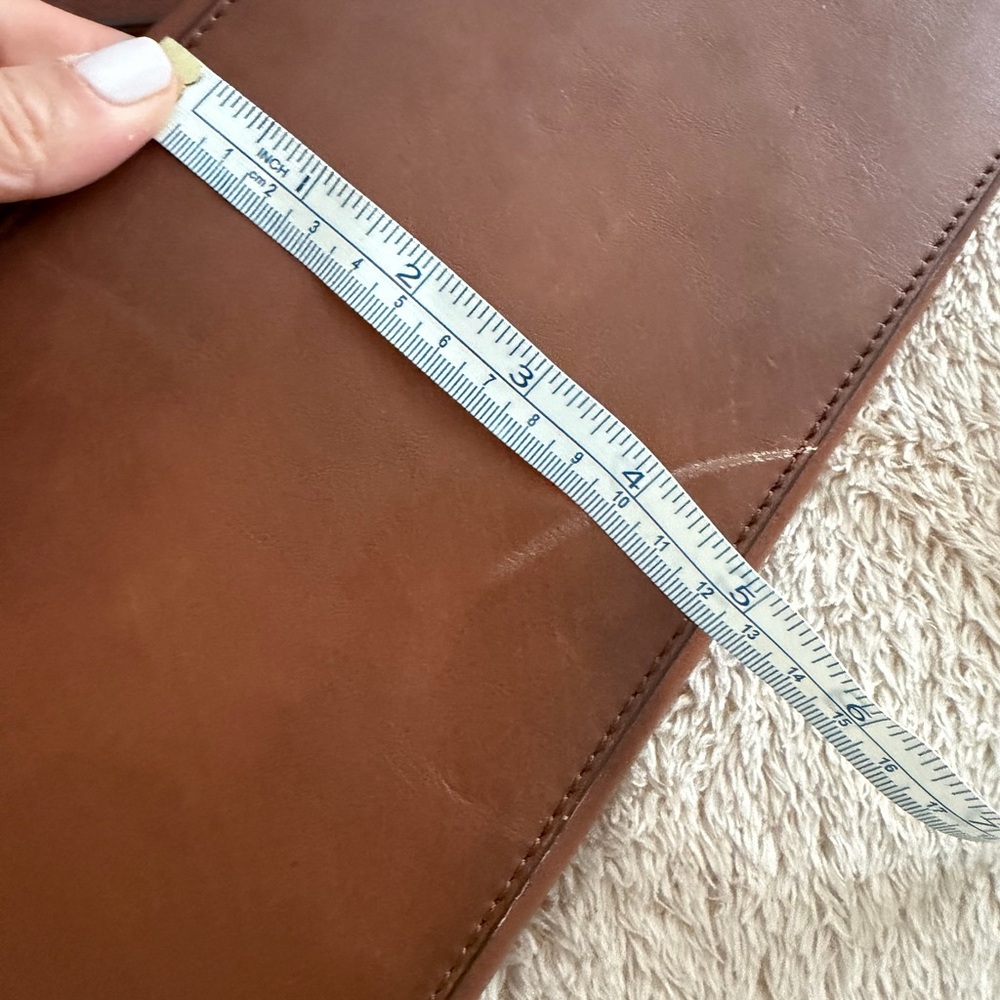 Brown Leather Tote Bag - Picture 5 of 6